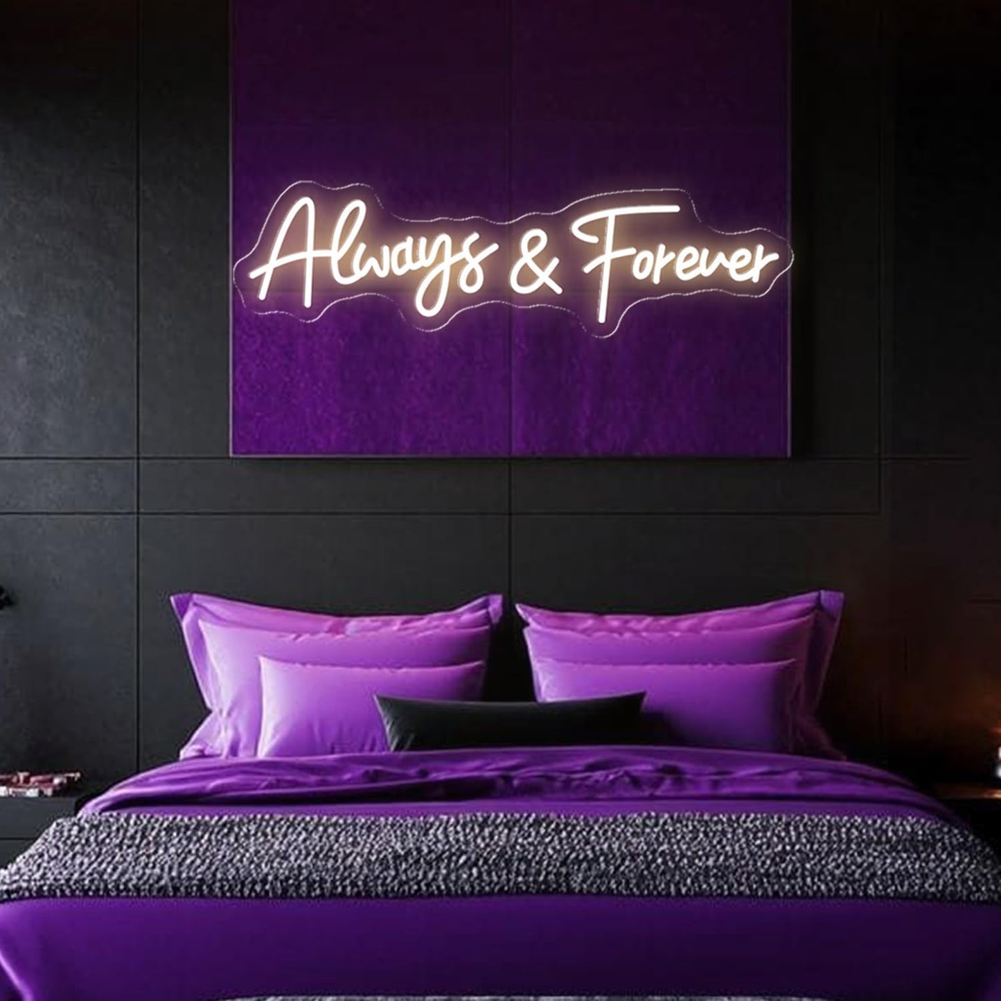 Señal neón LED USB para decoración pared boda 22.5x6