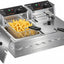 Freidora eléctrica acero inox 20.7qt 3200W ajustable