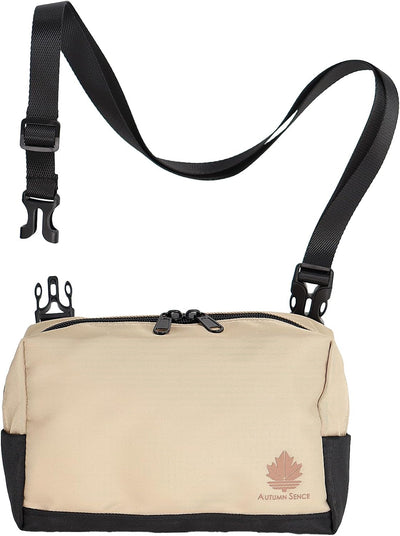 Bolsa cruzada plegable organizador tocador unisex