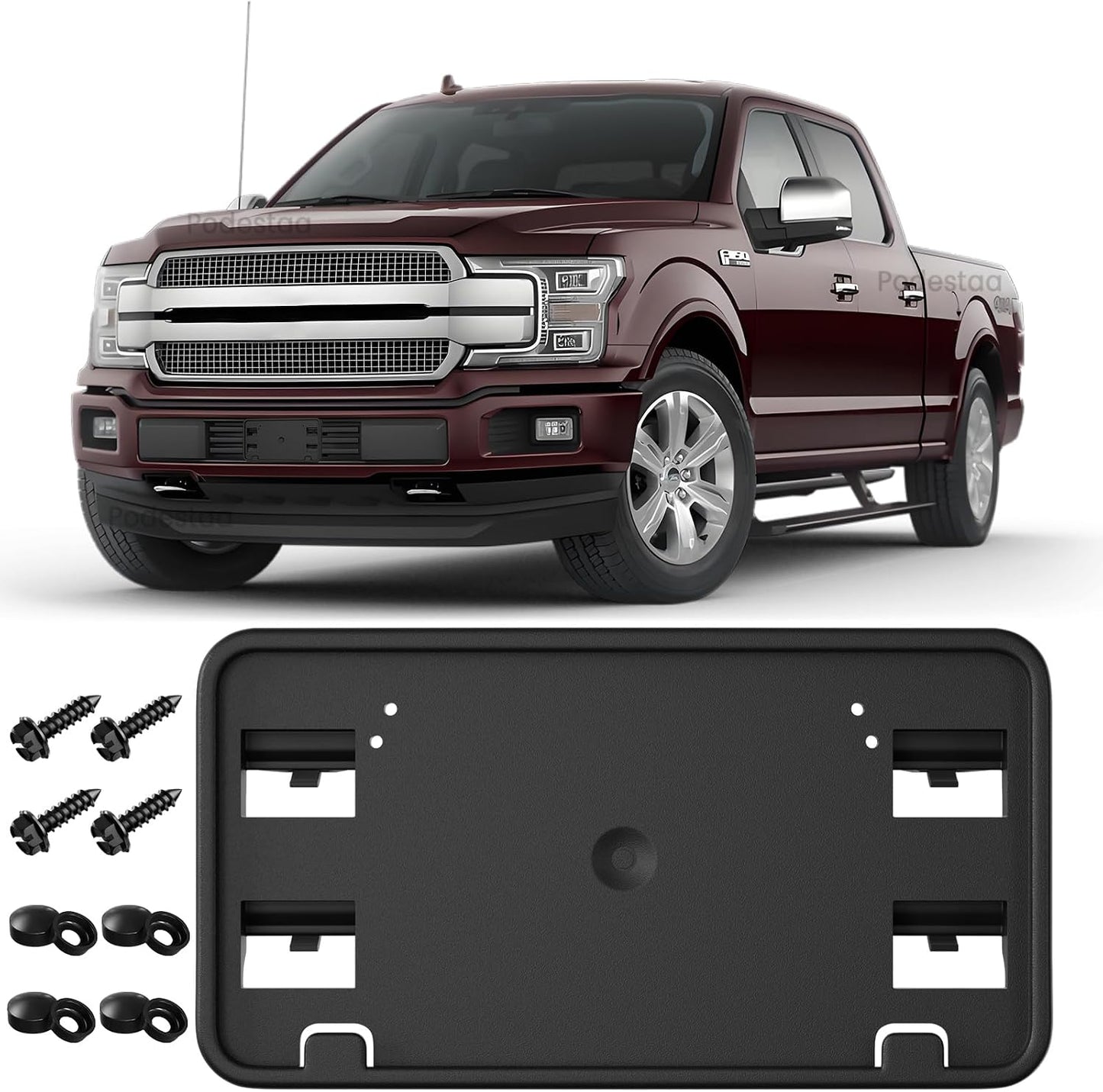 Repuesto soporte placa matrícula Ford F 3.3l 5.0l