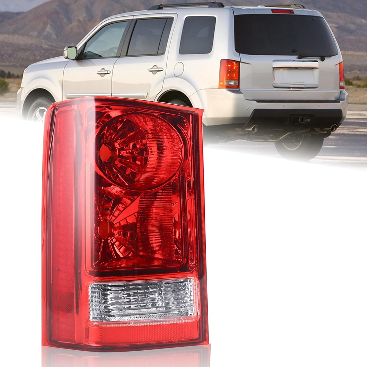 Luz trasera izq conductor Honda Pilot 09-15 sin bombilla