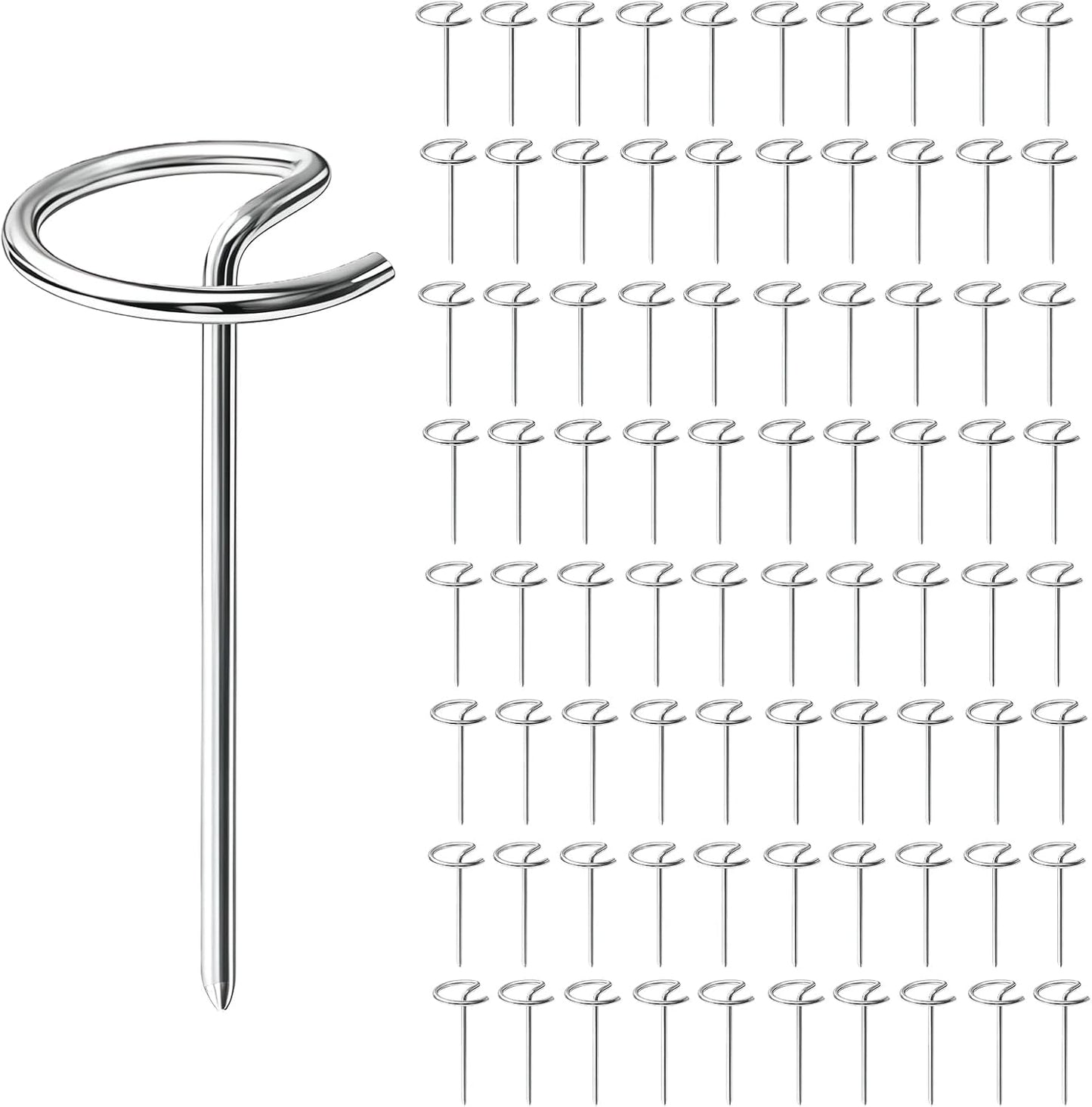 80 Pinchos Acero Inox Reutilizables 1.75pulg para Parrilla