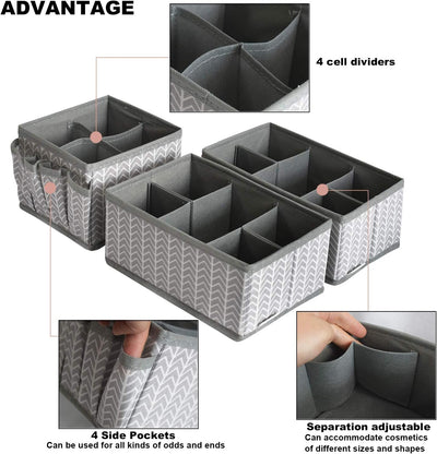 Caja organizadora cosméticos ajustable divisor cajón