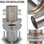Kit pernos brida escape T304 acero inox 2.25''