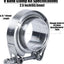 Acoplamiento V 2.5" brida acero inox 2 Pzas