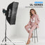 Softbox rectangular estrecho plegable 12x35 pulg