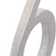 Números de casa aluminio cepillado 8"
