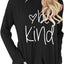 Blusa manga larga mujer cuello redondo estilo túnica casual