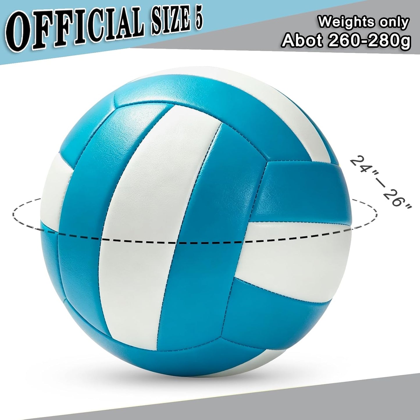 Balón voleibol suave tamaño 5 para playa gimnasio