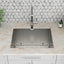 Fregadero lavandería empotrado acero inox 23x18"