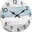 Reloj madera silencioso 8pulg estilo campestre decorativo