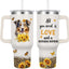 Taza acero inox 40oz aislamiento vacío amante perros