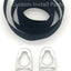 Kit repuesto clips aluminio y correa asiento kayak