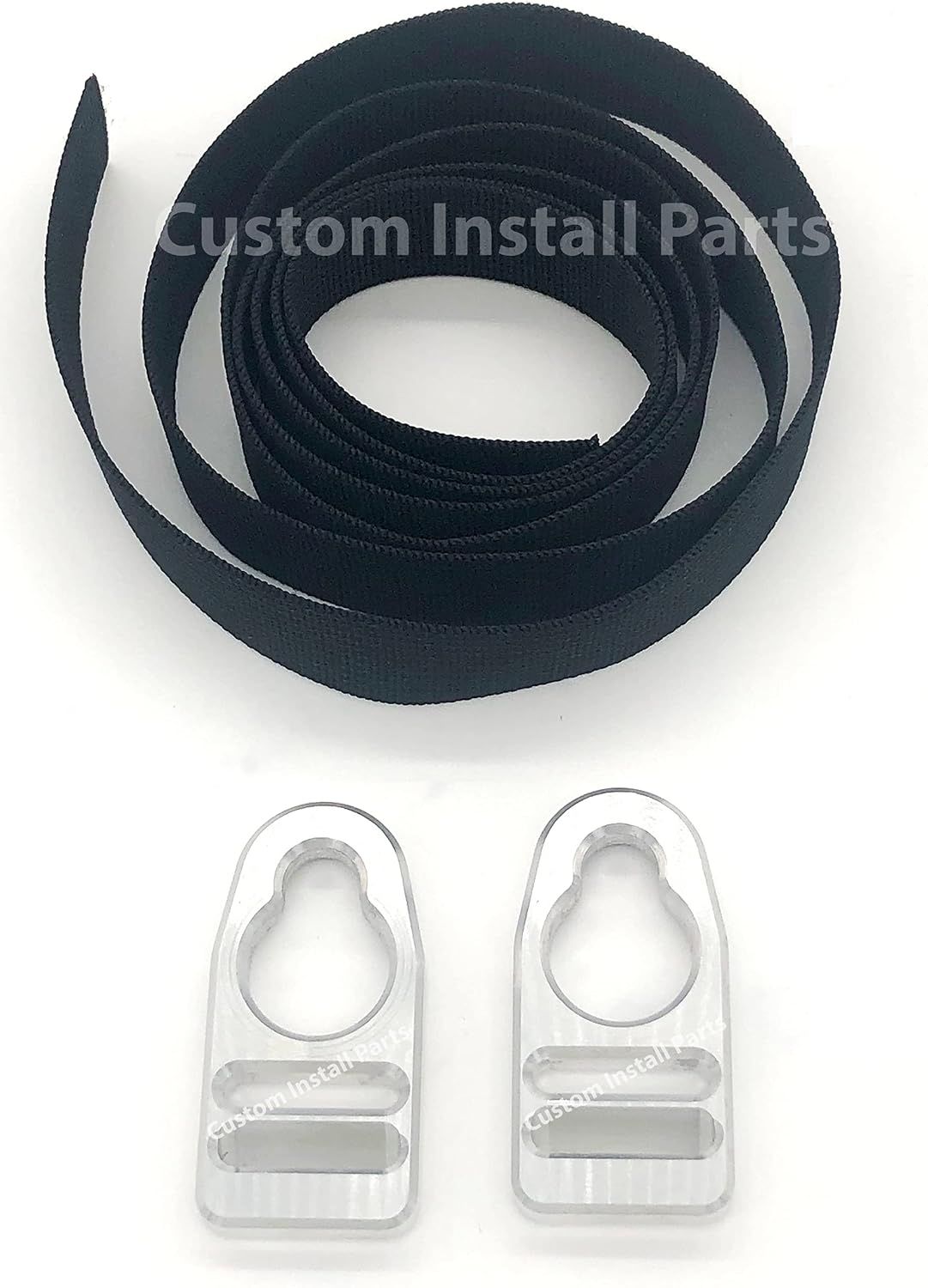 Kit repuesto clips aluminio y correa asiento kayak