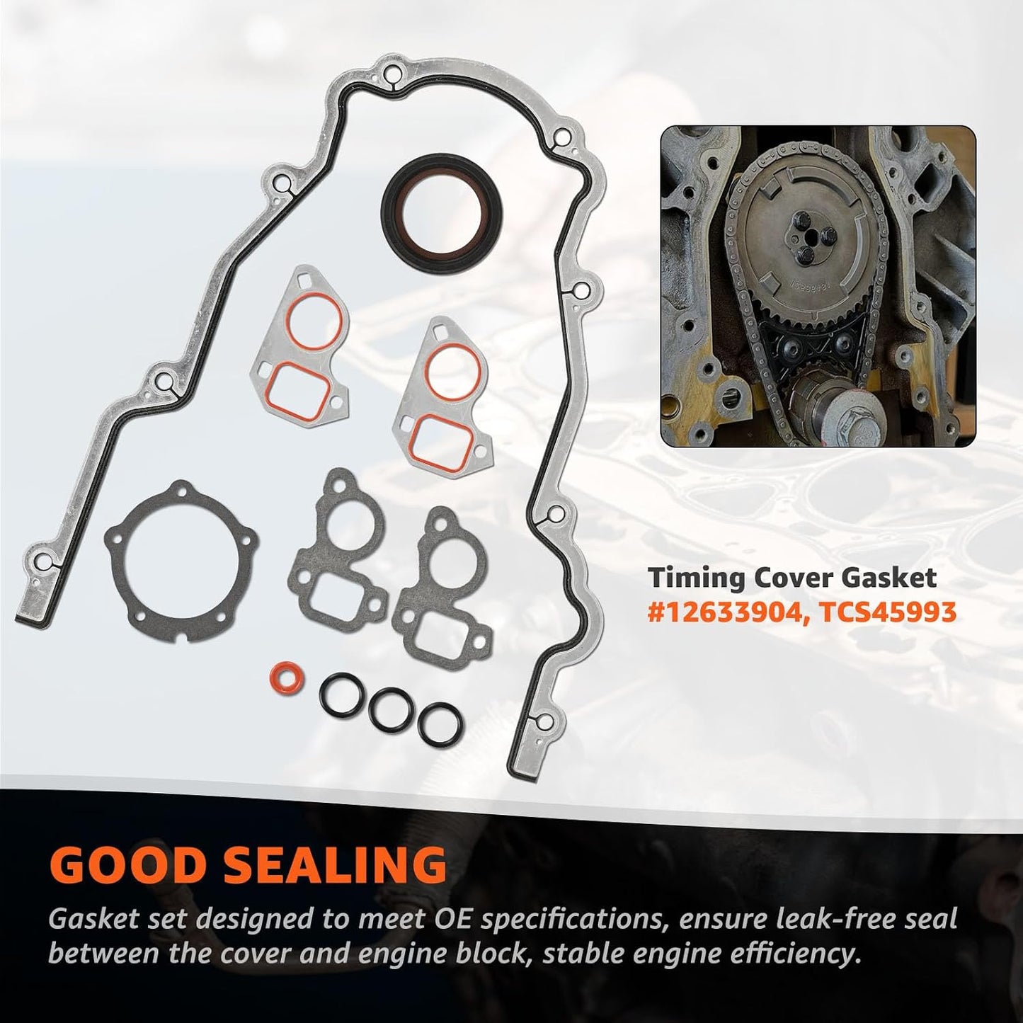Set juntas distribución motor LS Gen III IV V