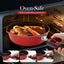 Sartén antiadherente 12pulg 5qt con tapa mango desmontable rojo