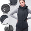 Chaleco ligero con capucha forro polar mujer