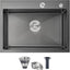 Fregadero empotrable acero inox 24x18"