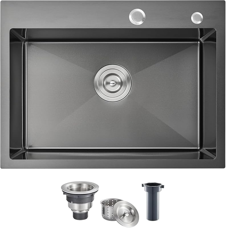 Fregadero empotrable acero inox 24x18"