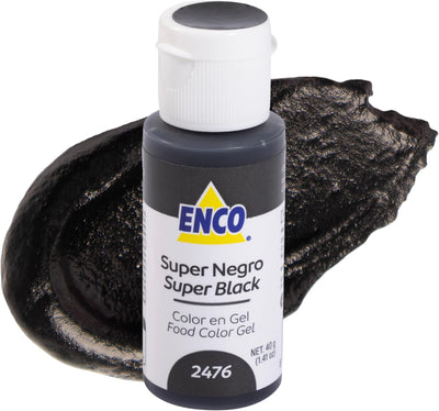 Colorante gel alimenticio negro 1.41oz vegano