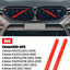 Insertos parrilla BMW Serie 1-7 F20 F30 Rojo