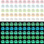 100 Minibriquetas Luminosas Resina Multicolor Elfos Decoración
