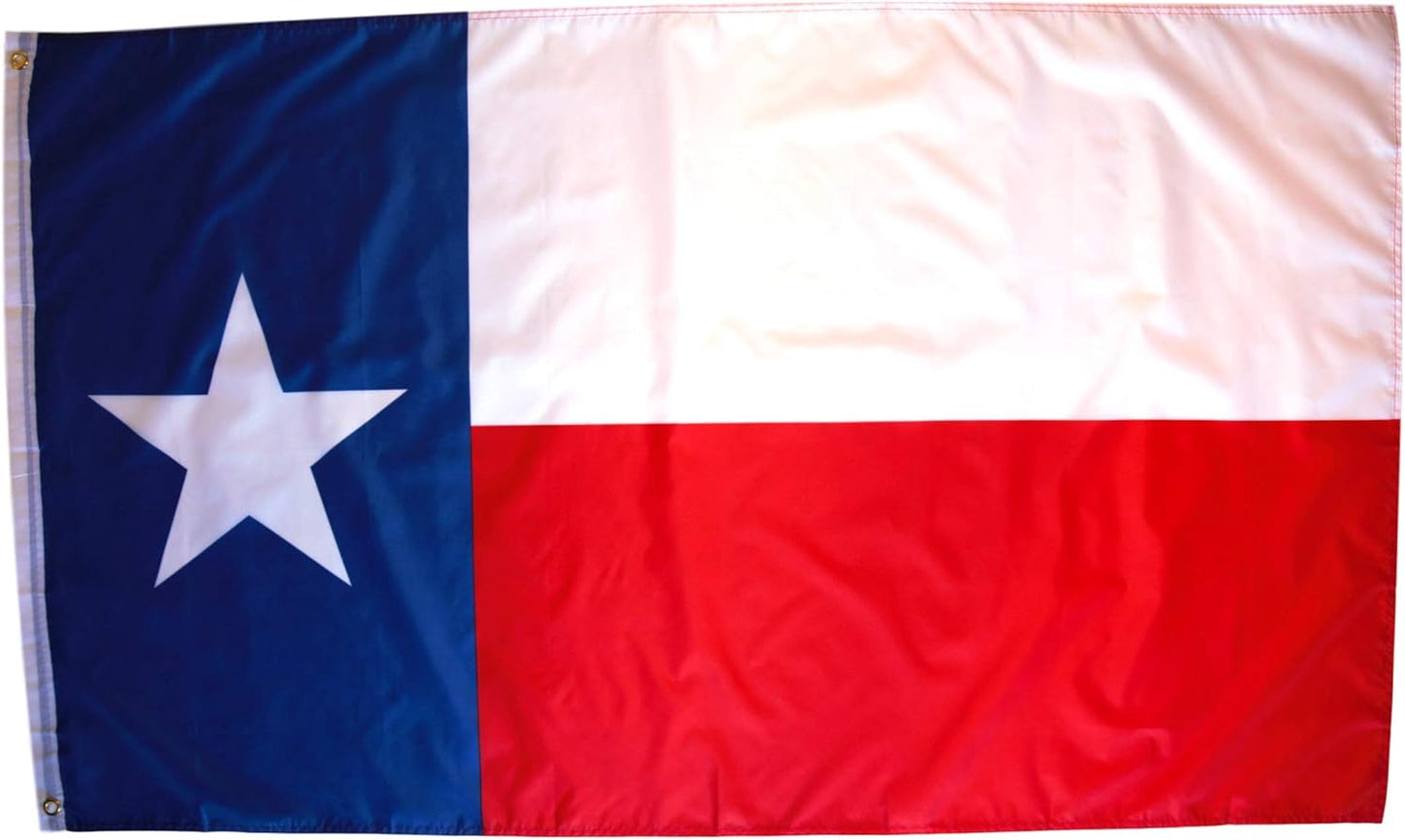 Bandera Texas 3x5pol 100% poliéster reforzada