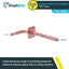 Codo cobre engarzado 1/2pulg soporte 4x8pulg tubo PEX