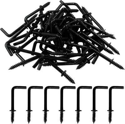 100 Pzas Ganchos L 7/8pulg para Techo y Tocador