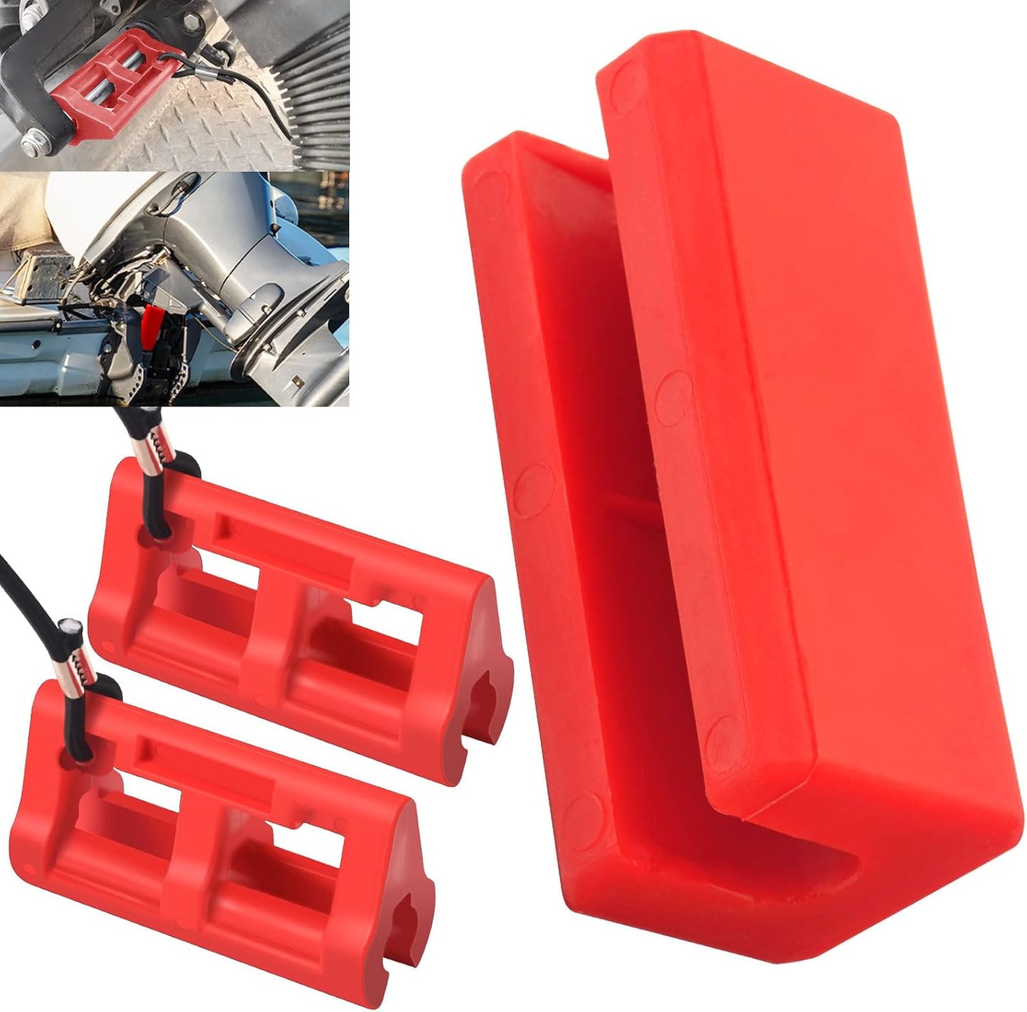 Soporte guardapolvos cerradura motor remolque 4"