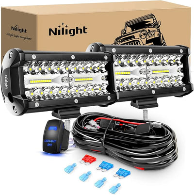 Barra luz trabajo LED 6.5pulg 120W impermeable