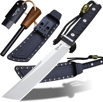 Cuchillo supervivencia estilo japonés 15.8" acero DC53