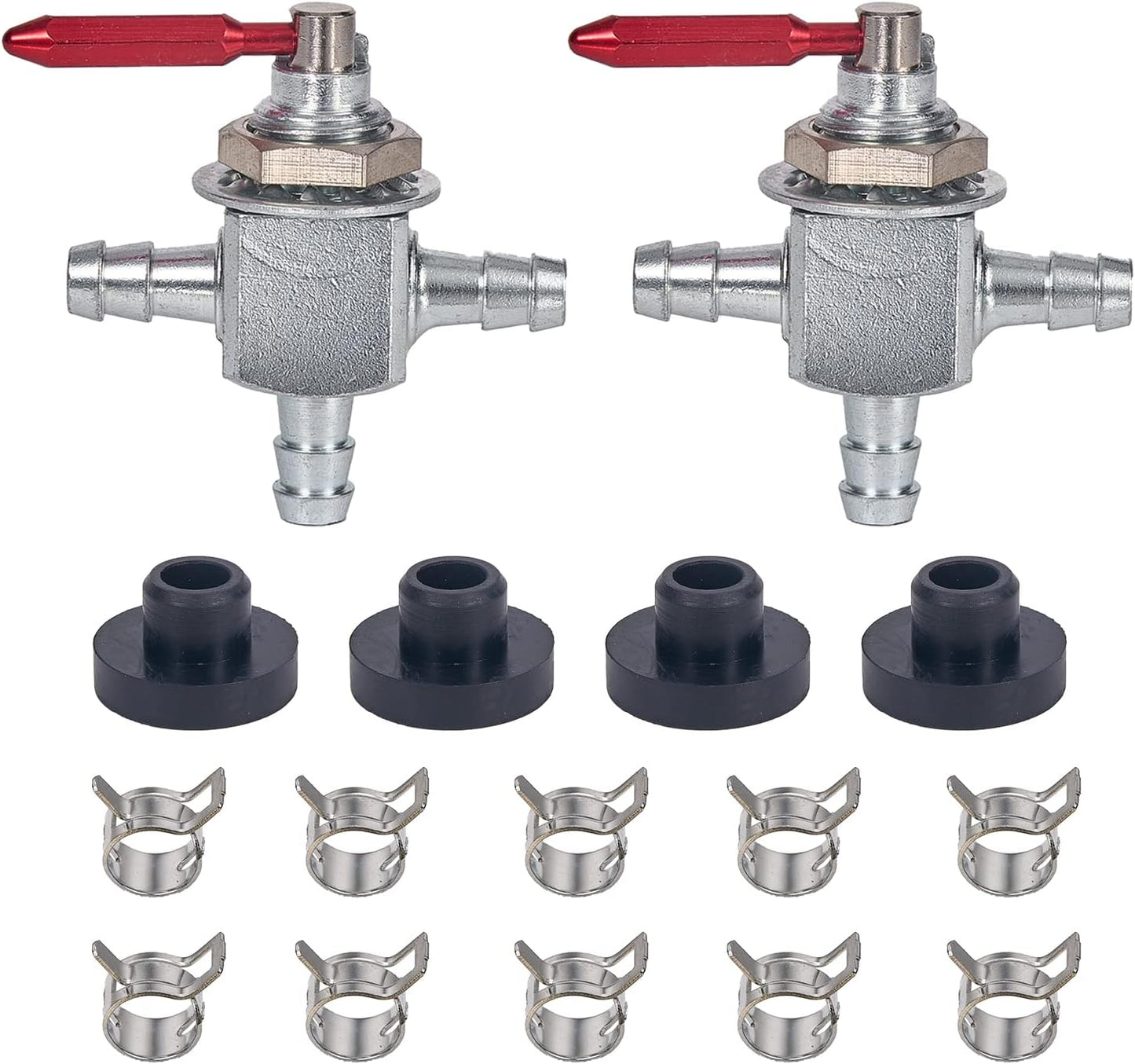 Kit 2 válvulas combustible bidireccional reemplazo Scag 1/4pulg