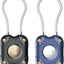 2 Soportes Airtag con Cable Metálico IPX7 Estuche Rígido