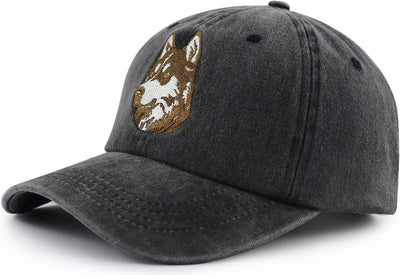 Gorro béisbol amantes perros ajustable algodón