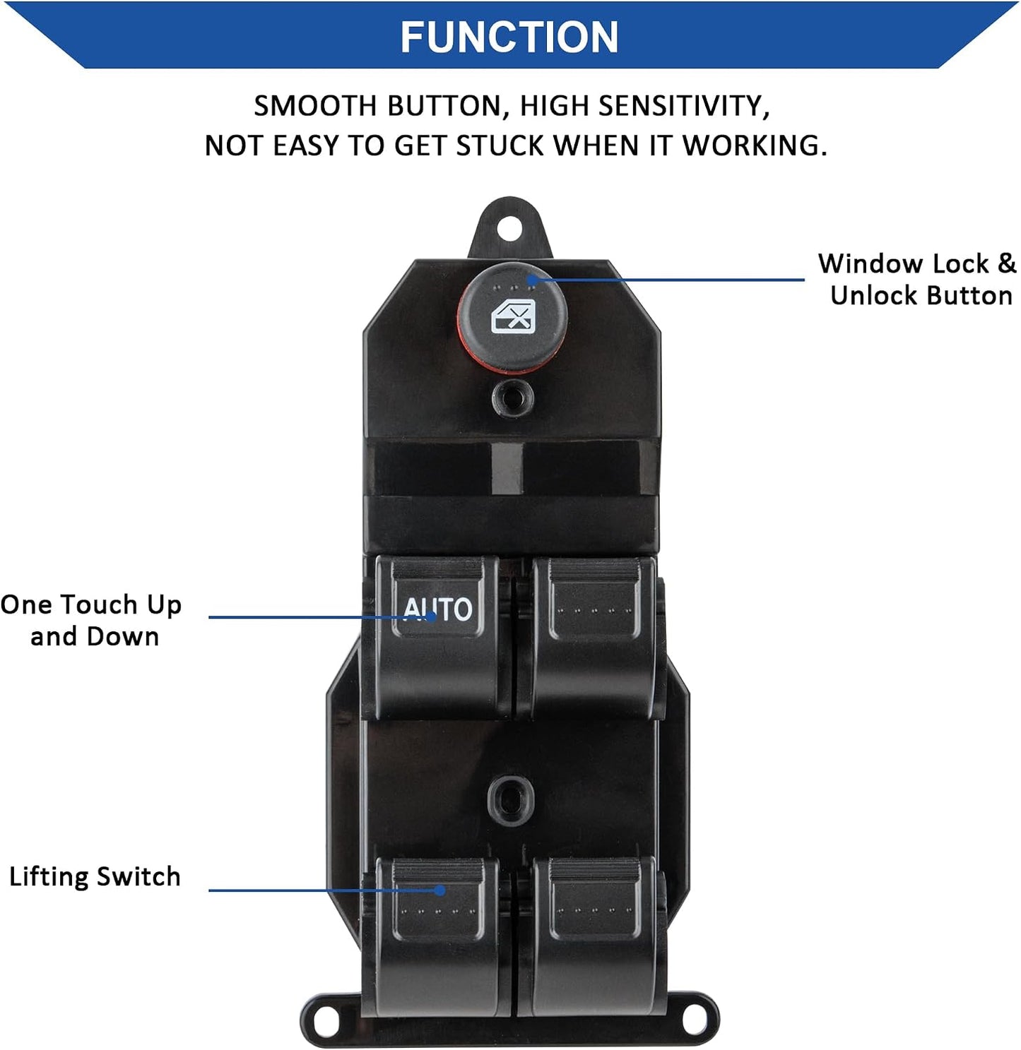 Interruptor eléctrico ventana Honda CR-V comp 35750-S9A-305