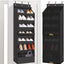 Organiz. zapatos colgar puerta 7 estantes negro