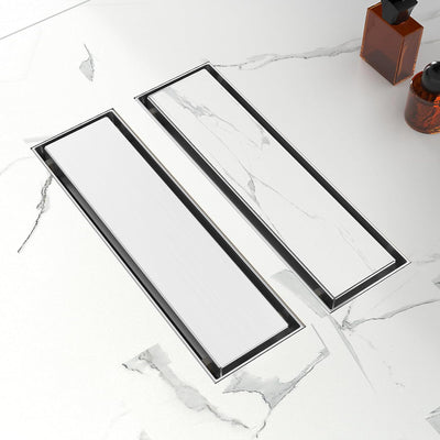 Drenaje lineal ducha 12pulg acero inox SUS304 níquel cepillado