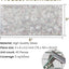 Azulejos espejo biselado autoadhesivo 3x6pulg cocina baño
