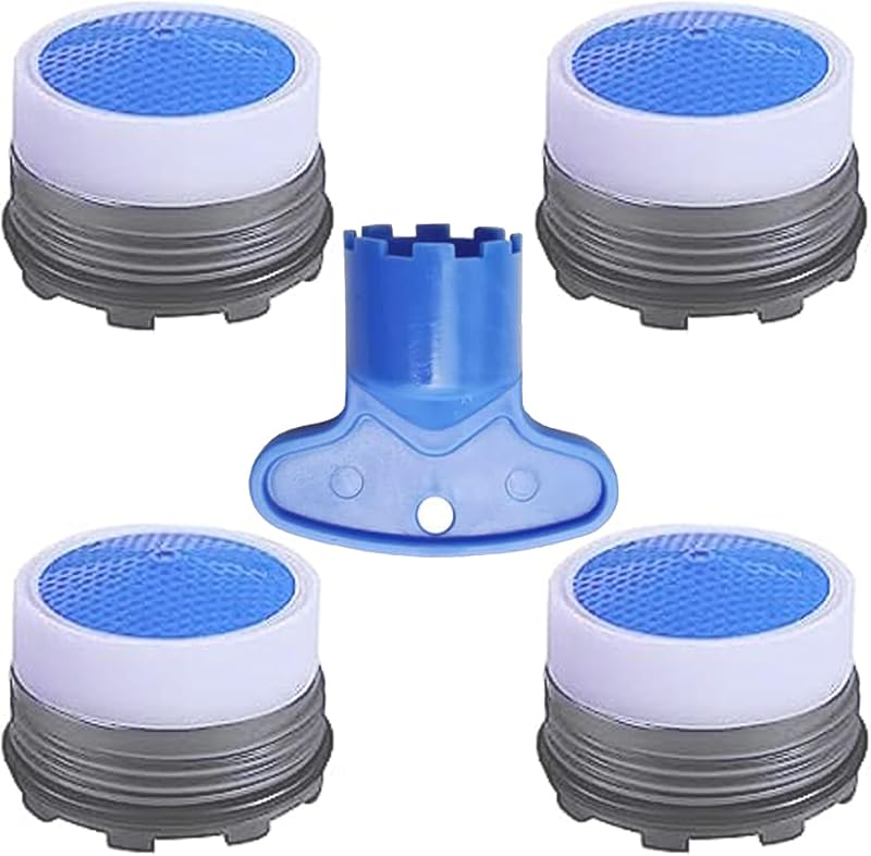 4 Pzas Aireador Grifo M16.5 Repuesto 1.2 GPM 0.65pulg