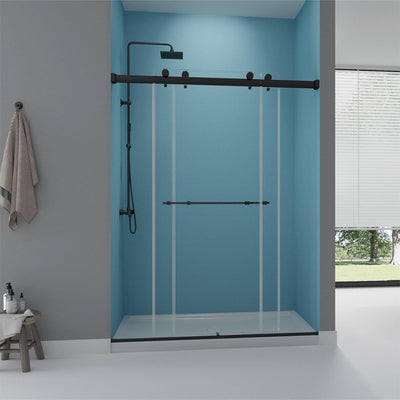 Puerta ducha corredera doble 44-48pulg x75pulg vidrio