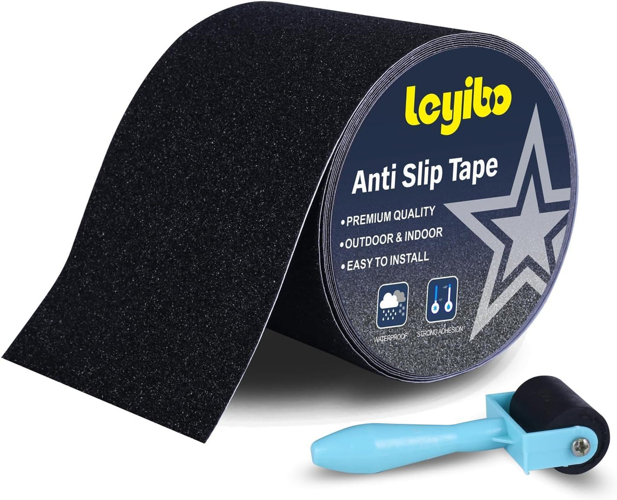 Cinta antideslizante 5pulg x35ft para escaleras interior y exterior
