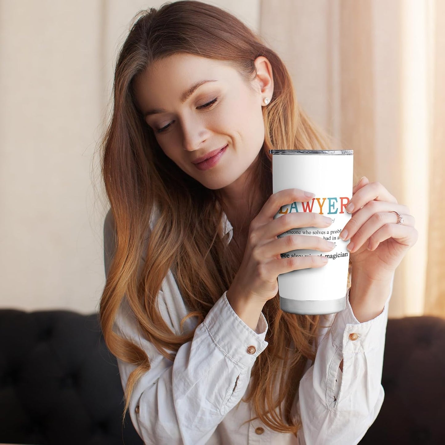 Vaso café regalo oficina 20oz para abogados hombres mujeres