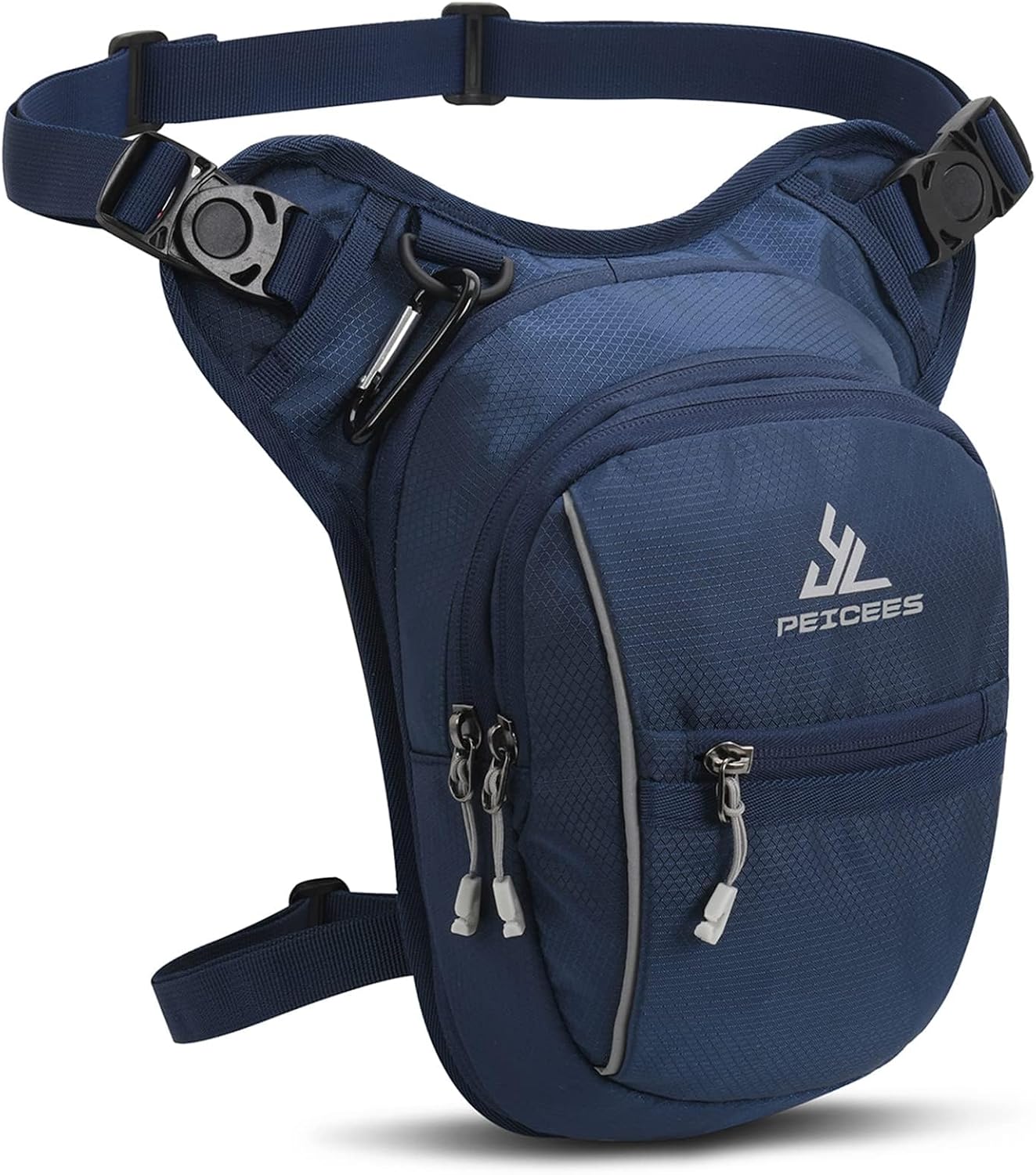 Bolsa cadera expandible impermeable para motocicleta