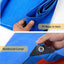 Lona impermeable 9x12.5ft cubierta multiusos con ojales