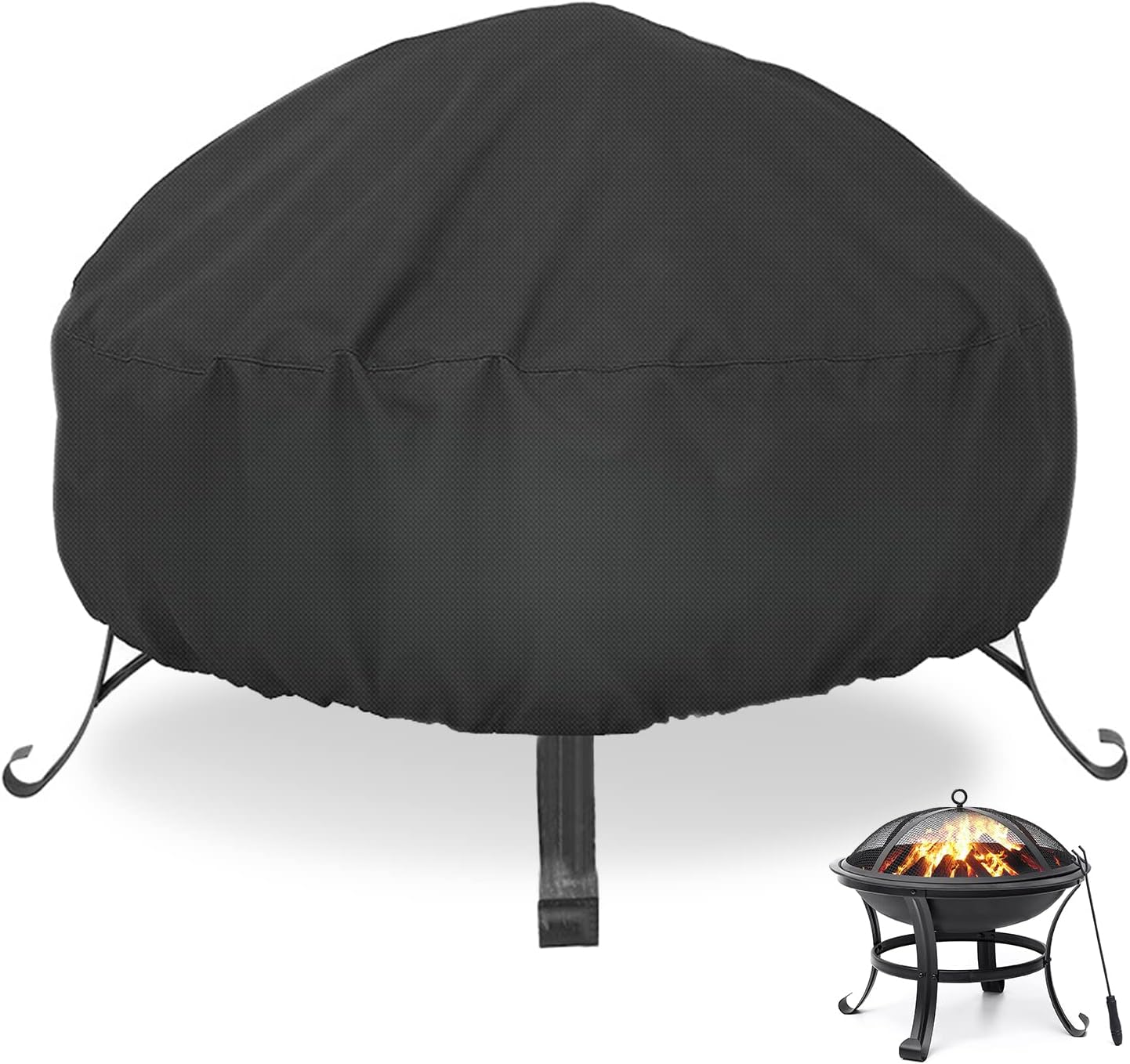 Cubierta hoguera 36" redonda 33-36" impermeable