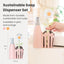 Organiz. fregadero cocina con dispensador jabón y soporte cepillos