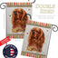 Set banderas jardín perro cachorro con soporte