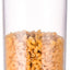 Frasco acrílico 32oz con tapa dorada para conchas y sal