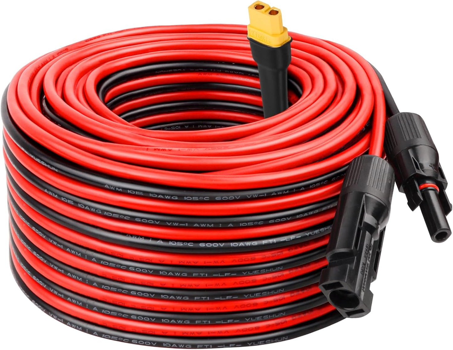 Cable adaptador solar XT60 10AWG 75ft